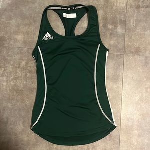 Green Adidas Tank top